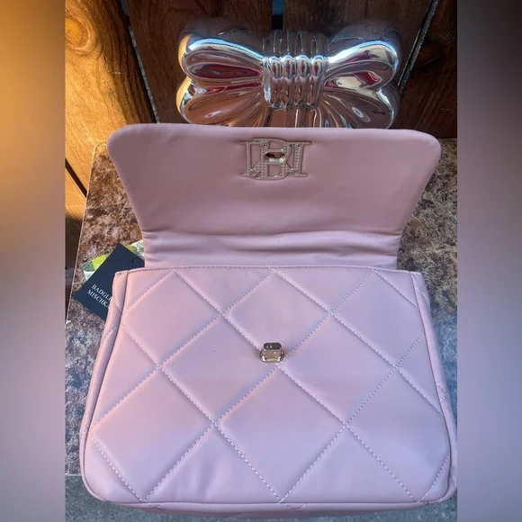 Badgley Mischka Quilted Big Chain Crossbody Bag - Picture 8 of 14